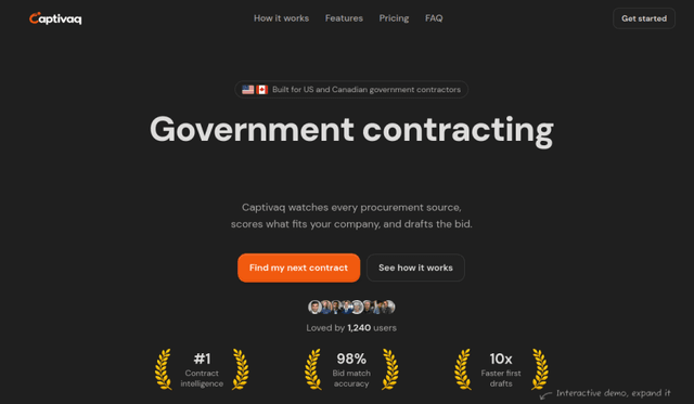 Captivaq screenshot